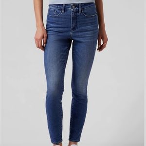 Athleta Sculptek skinny jeans size 6 dark blue